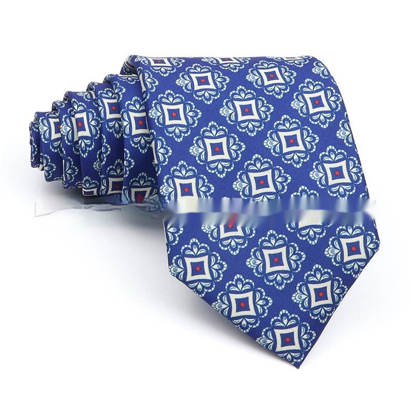 Business Polyester Men's Printed Workplace Tie - Munsieur
