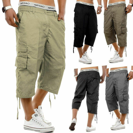 Summer Men's 7-point Multi-pocket Military Shorts Cross-border Style