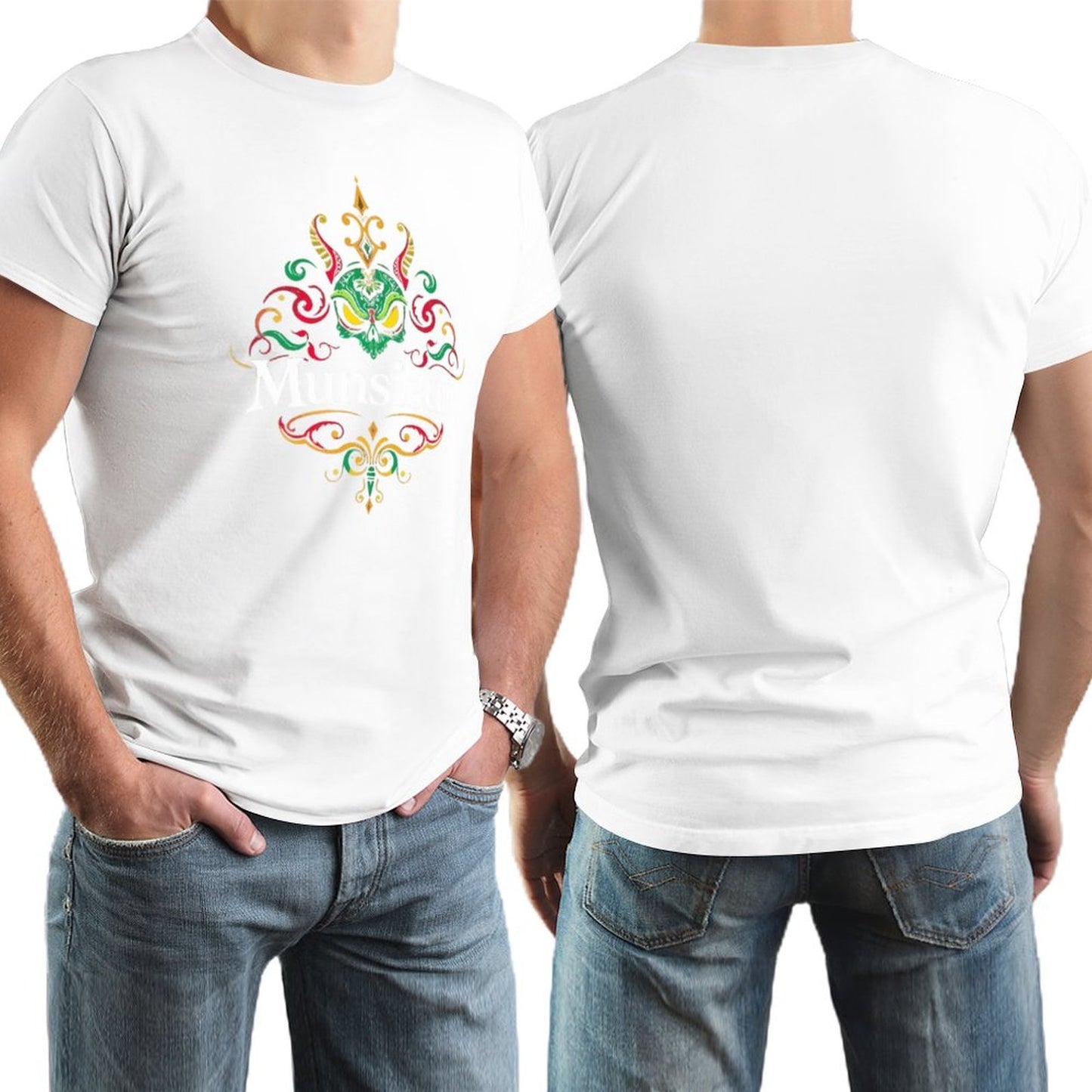 Munsieur Brand Tee for Men "Big Jin" Summer Streetwear Fashion