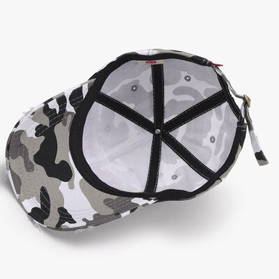 Letter Adjustable Cotton Baseball Cap - Munsieur