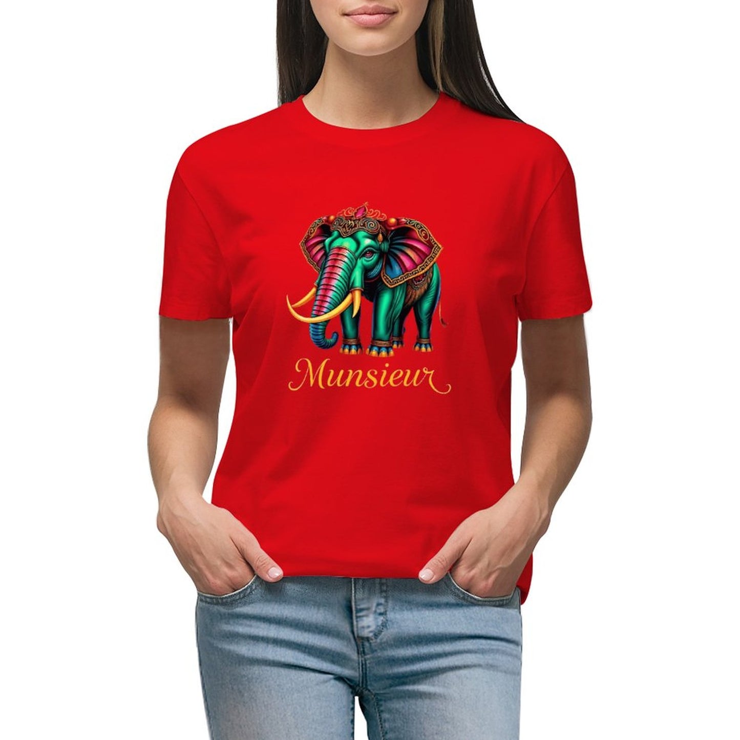 Munsieur T-Shirts for Women "Belaphant" Streetwear Design