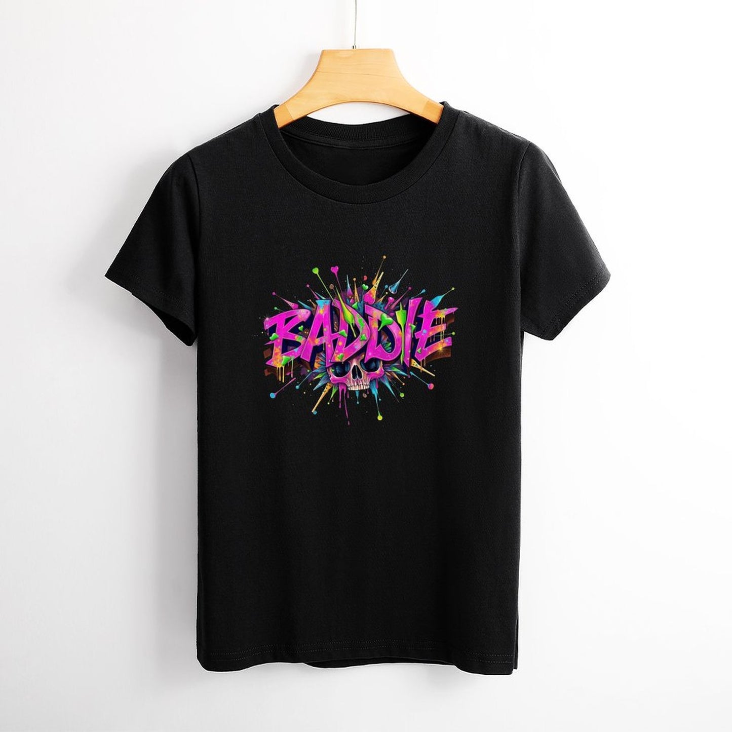 T-shirt for Women "Baddie" Streetwear Crown Co. π