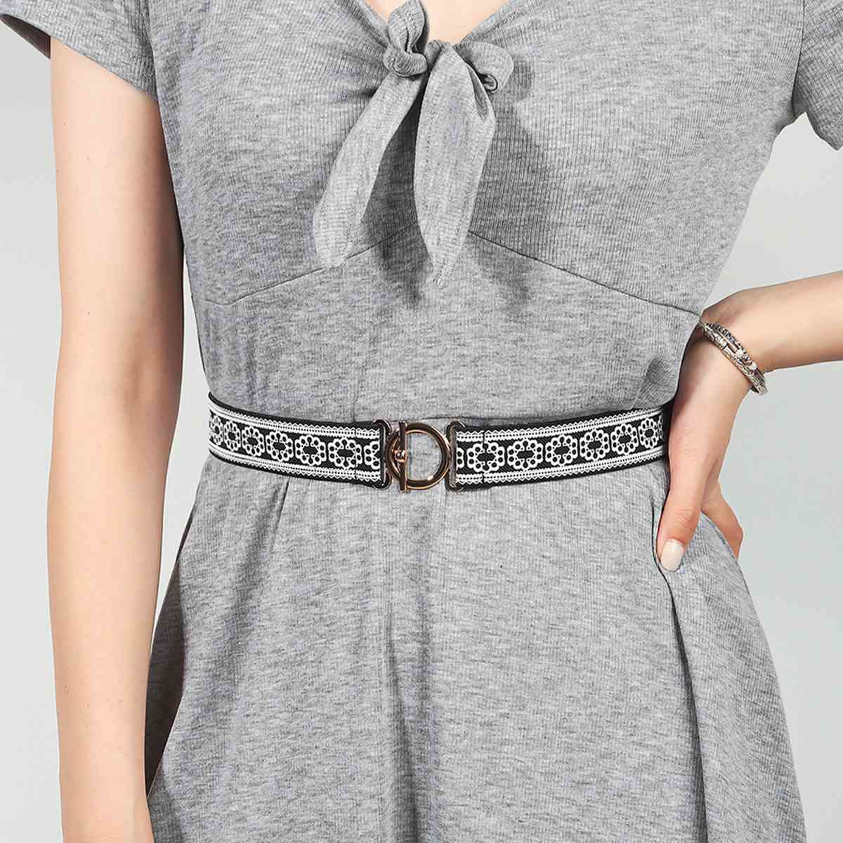 Toggle Clasp Elastic Belt - Munsieur