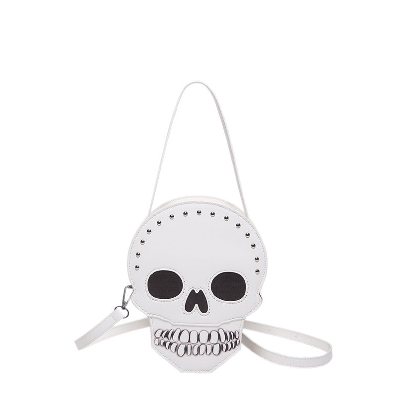 Halloween Skull Shoulder Bag Messenger Bag Personality Creative Crossbody Bag