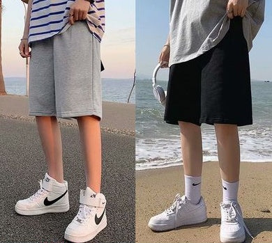 New Casual Summer Shorts Men's Korean Trend Loose Hong Kong Style