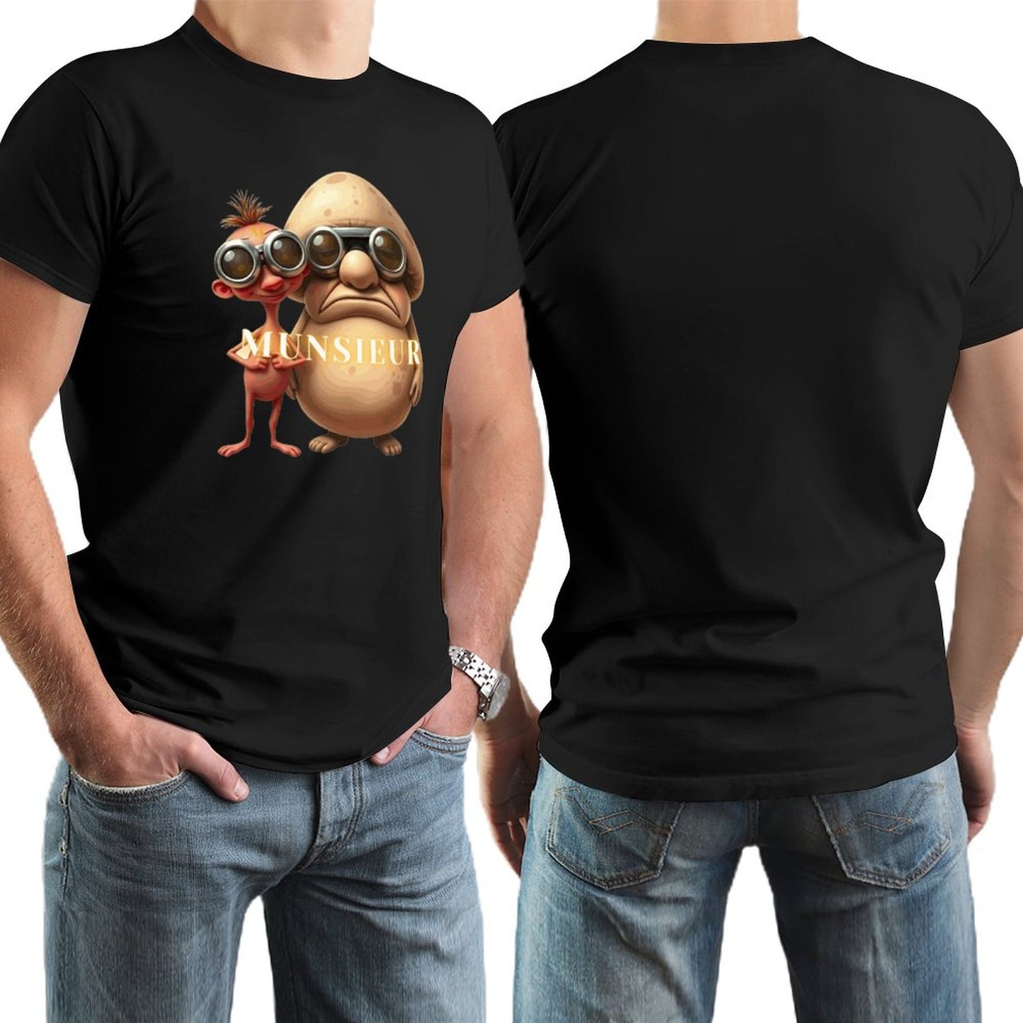 Munsieur Men's Tee "Stinky Pinky and Backdoor Bandit"