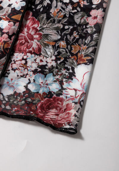 Floral Elastic Waist Maxi Skirt - Munsieur
