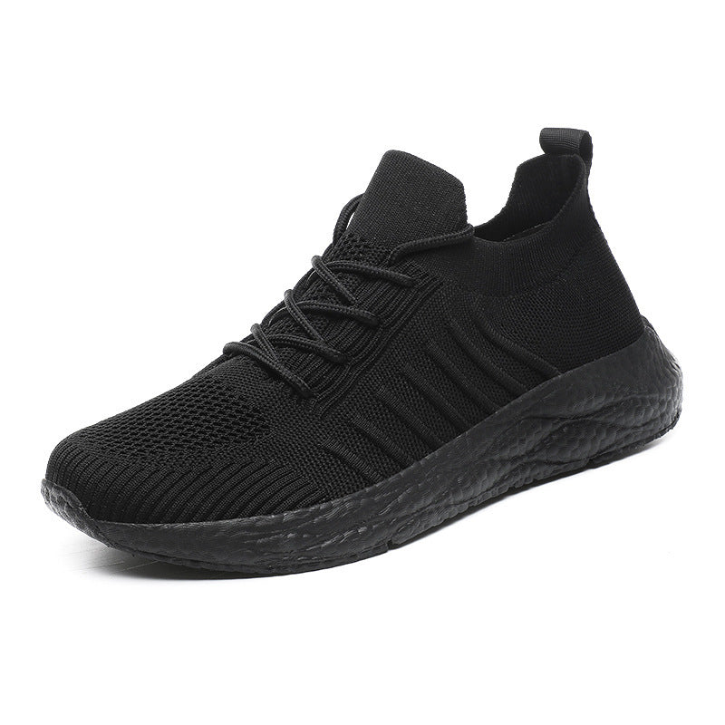 Men's Fashion Shoes Flying Woven Breathable Shoes Men