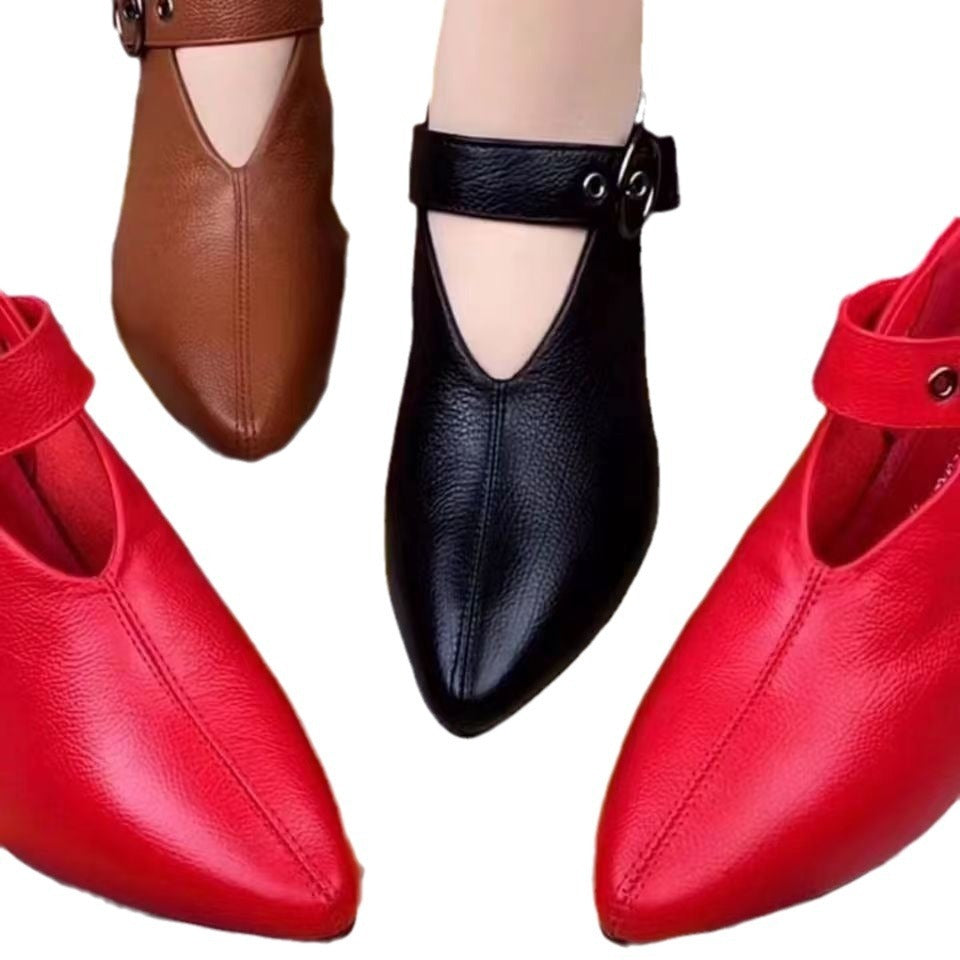 Women's Ankle Boots New European And American Fashion Women's Chunky Style