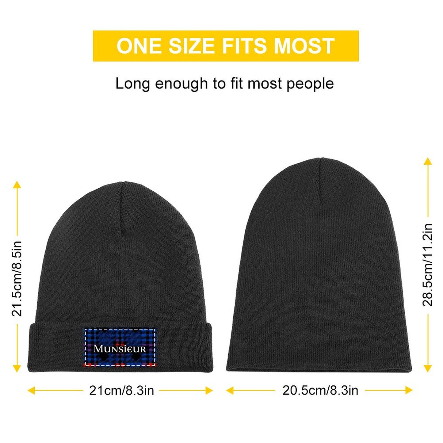 Munsieur Custom Knit Hat for Cold Weather