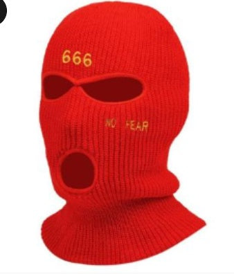 Three-hole Hat Knitted Hat Mask