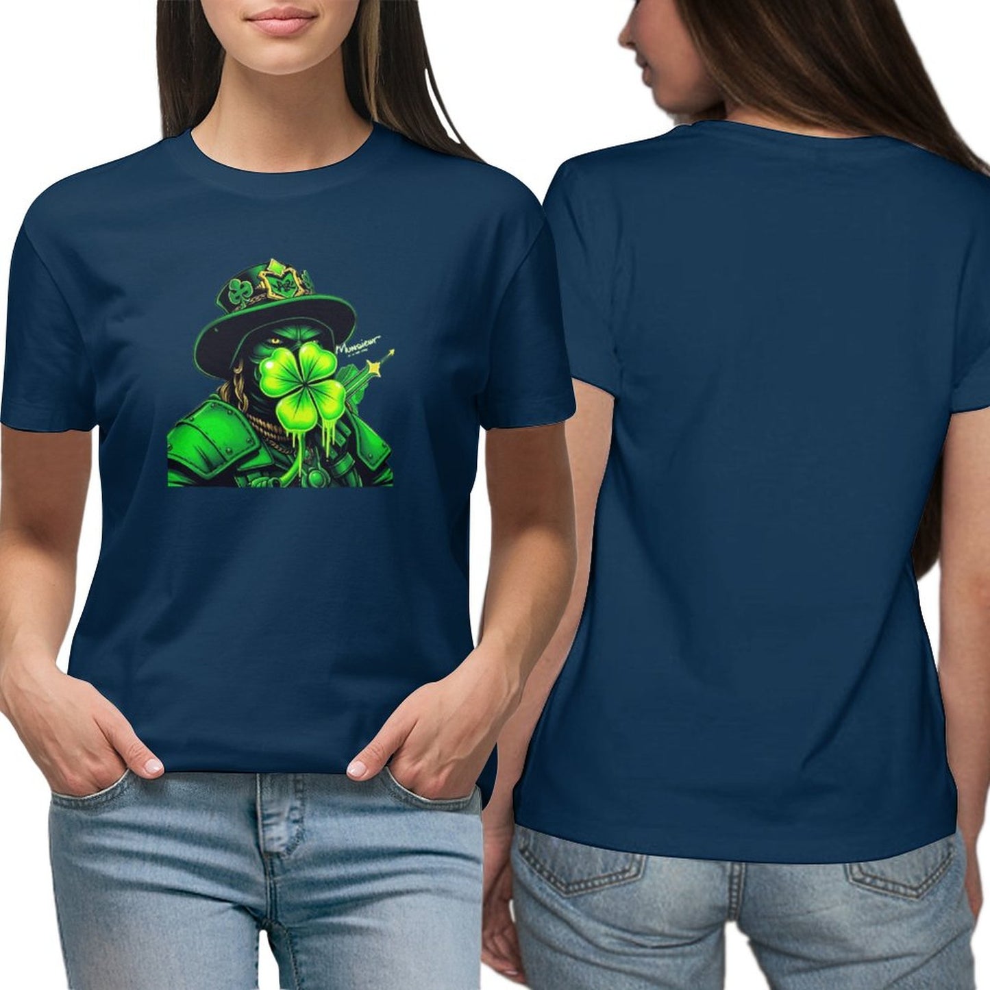 St. Patrick's Day Collection Women's Munsieur Clover Gang T-shirt