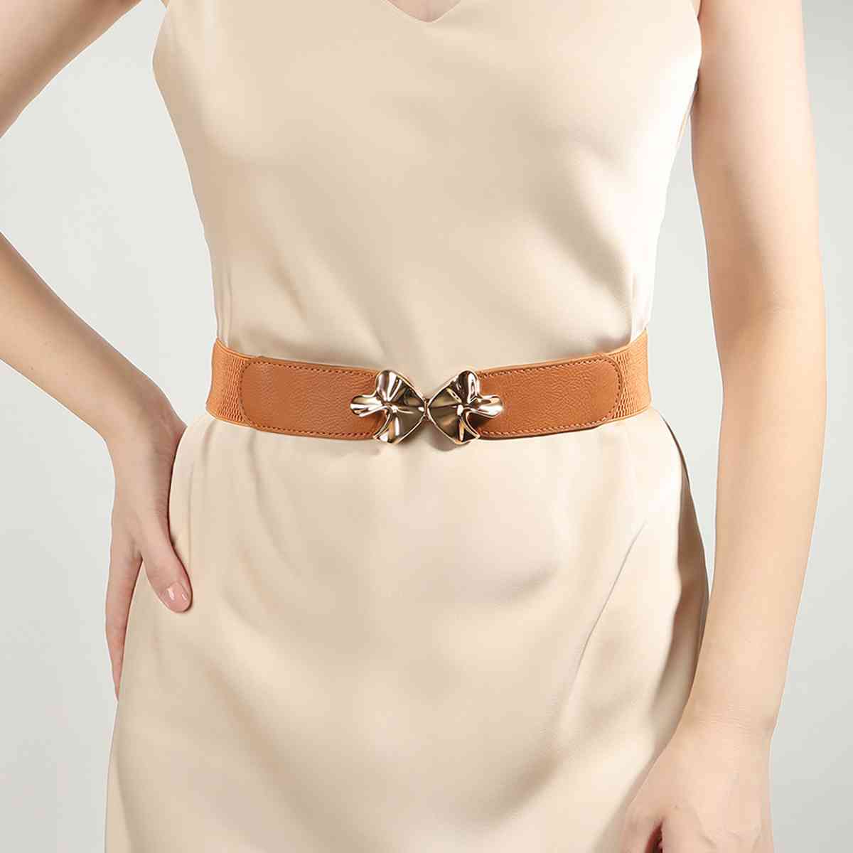 Alloy Buckle Elastic Belt - Munsieur