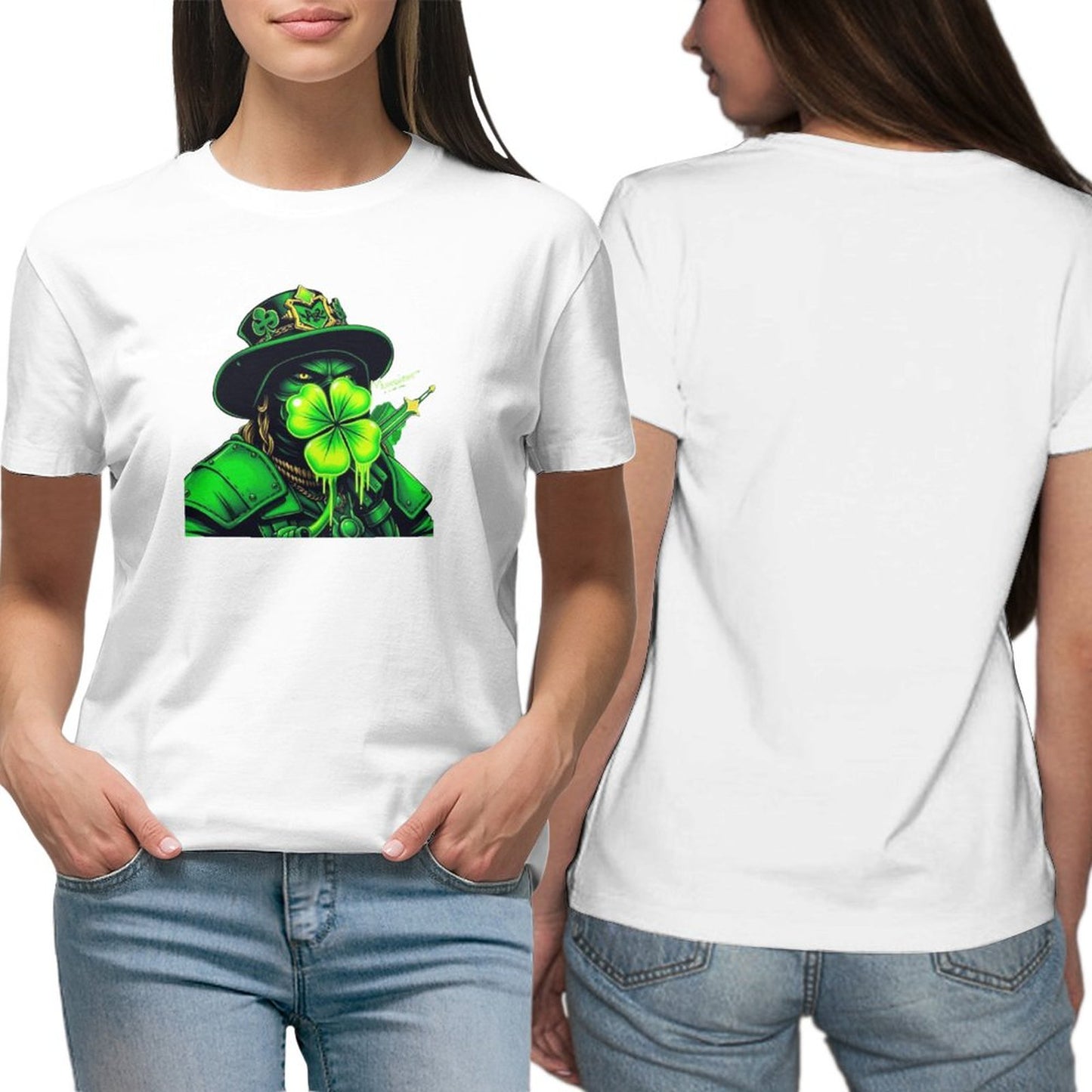 St. Patrick's Day Collection Women's Munsieur Clover Gang T-shirt