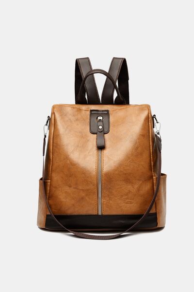 Stylish PU Leather Backpack for Everyday Adventures - Munsieur