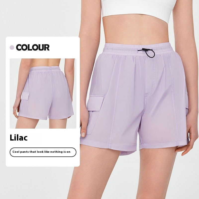Sun Protection Sports Bottoms Women's Outdoor Running Fitness Bottoms Leisure Lightweight Utility
