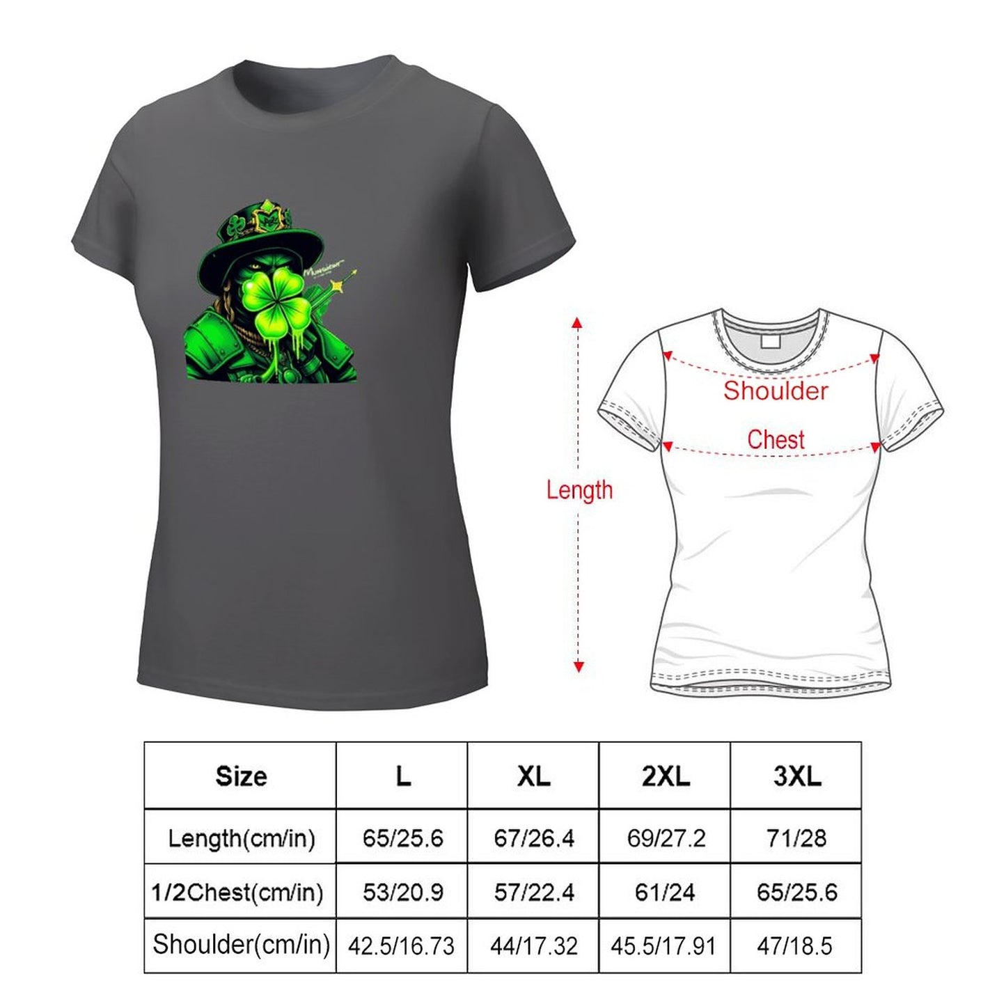 St. Patrick's Day Collection Women's Munsieur Clover Gang T-shirt