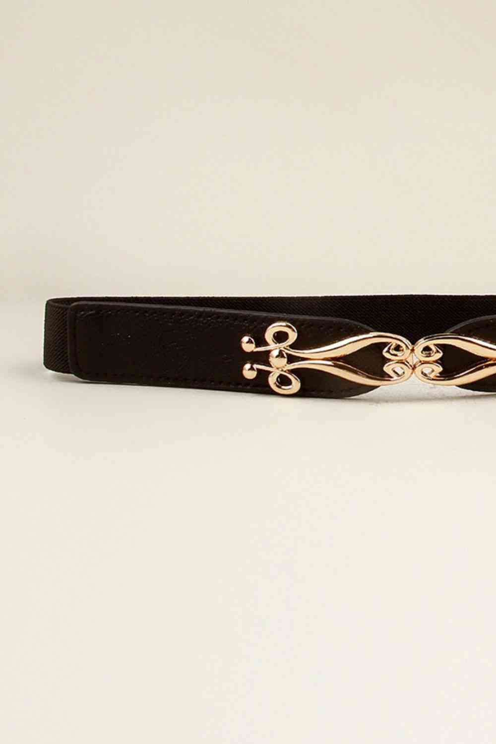 Alloy Buckle Elastic Belt - Munsieur