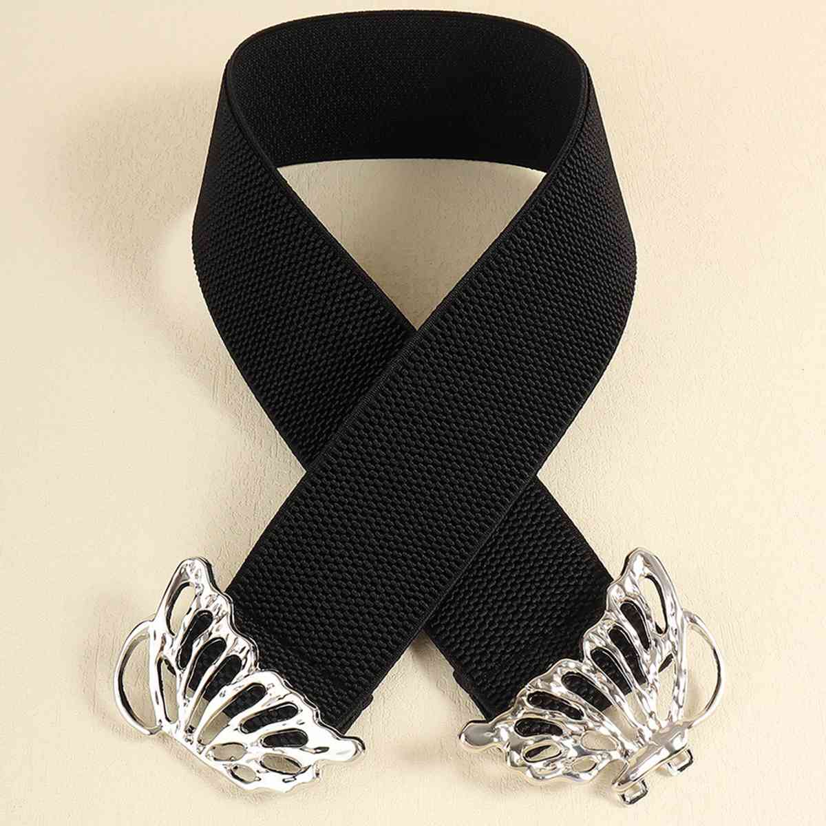 Butterfly Alloy Buckle Elastic Belt - Munsieur