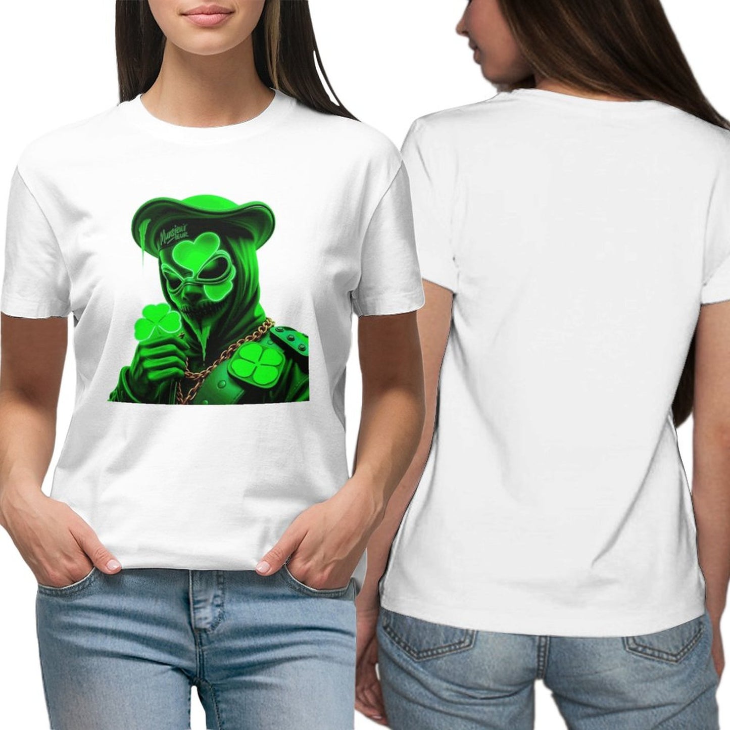 St. Patrick's Day Collection Women's Clover Gang Poet T-shirt