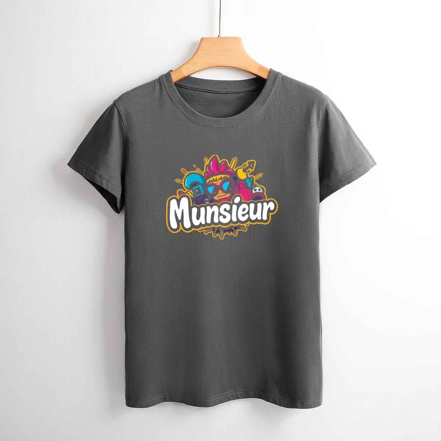 Munsieur T-Shirt for Women: Designed for Comfort, Styled for Impact for Her - Munsieur
