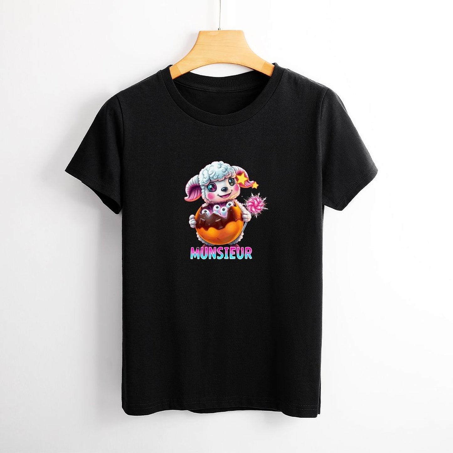 Munsieur Women's T-shirt "Lil Bo" Streetwear for Her