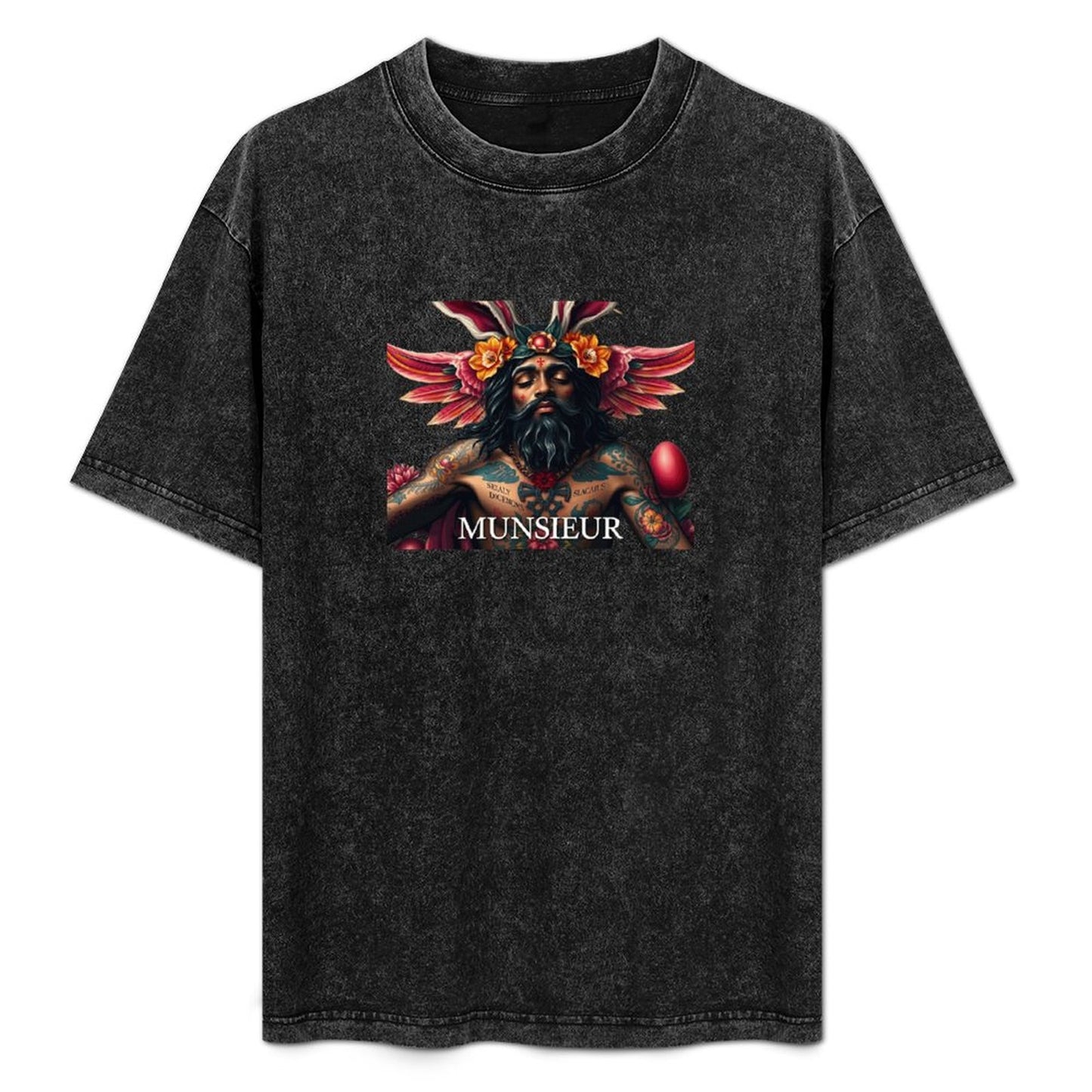 Munsieur Design Women's Vintage Cotton T-shirt "Clarence"