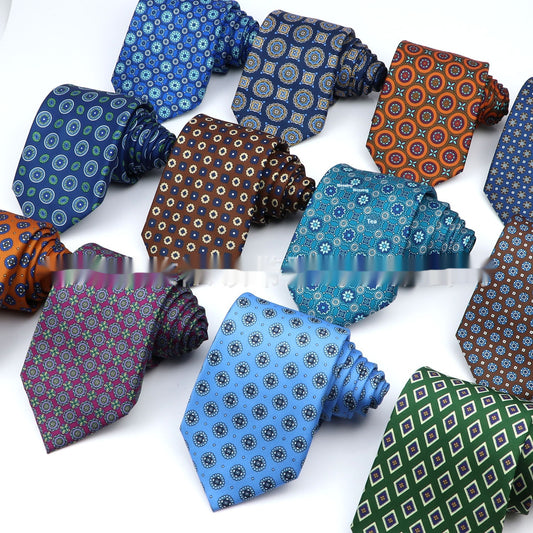 Business Polyester Men's Printed Workplace Tie - Munsieur