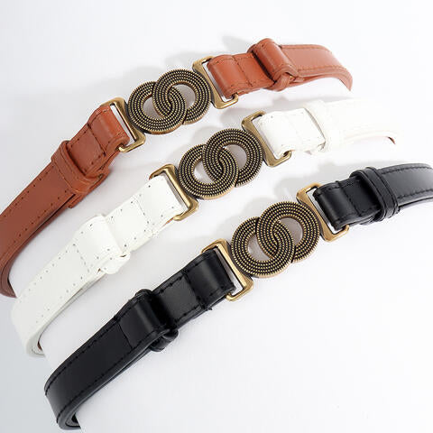 Alloy Buckle PU Belt - Munsieur