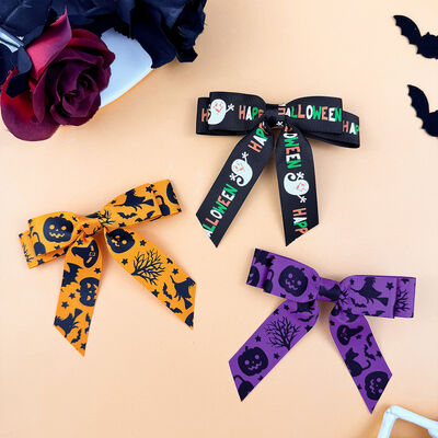 2-Piece Polyester Bow Hair Clip - Munsieur