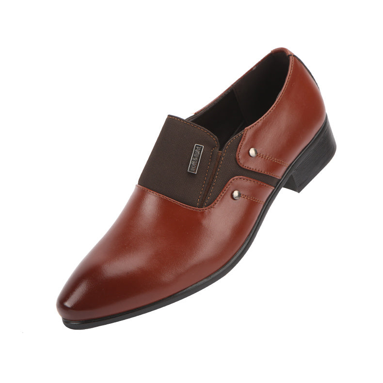 Men's Shoes Business Casual Fashion Casual Pointed Toe Leather Shoes