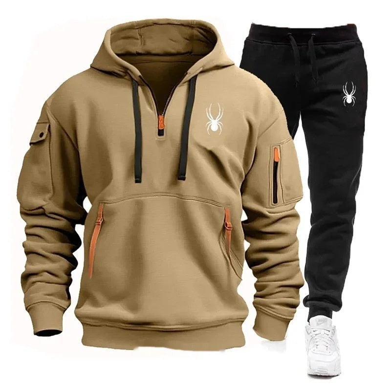 Casual Men's Jogger Set Pocket Polyester - Munsieur