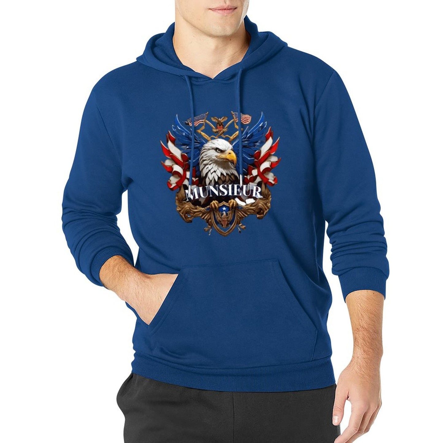 Munsieur Men's Hoodie "American Pride" Independence Day Collection