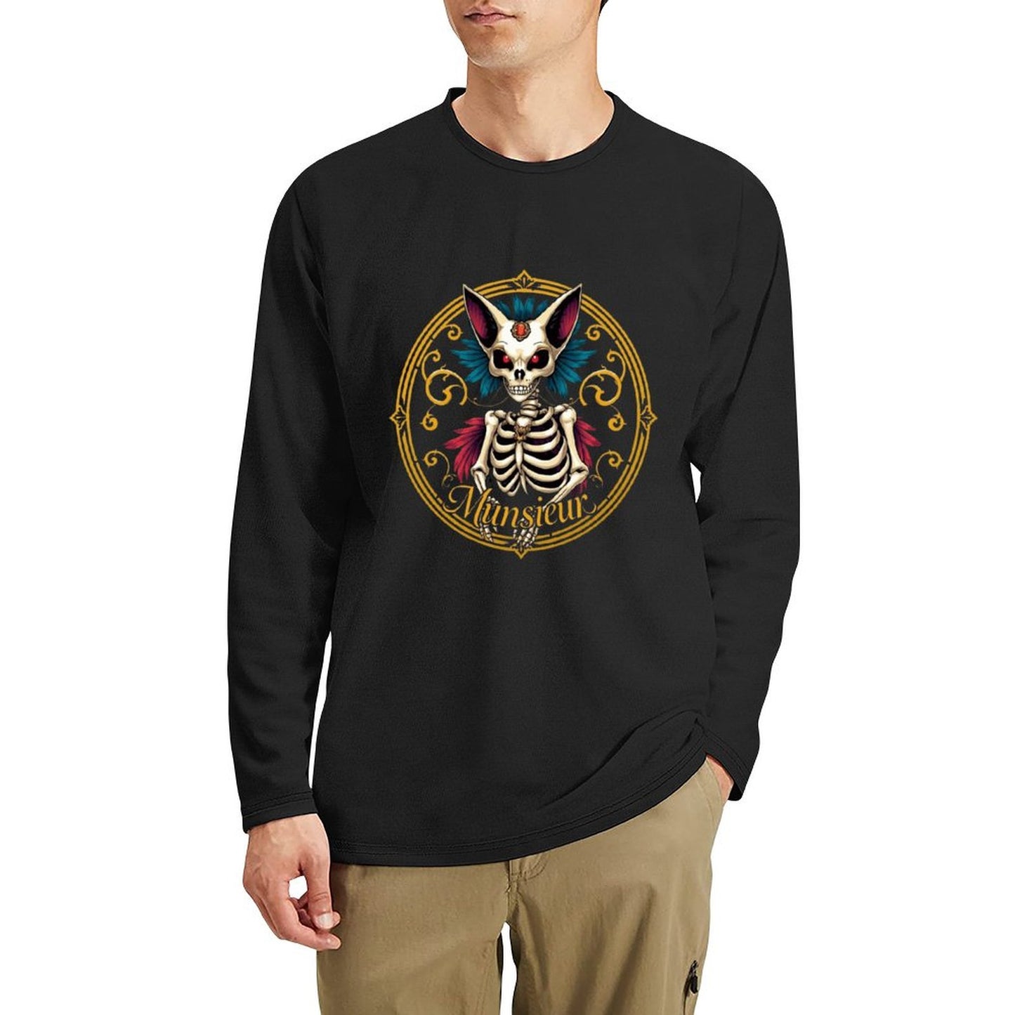 Munsieur Long Sleeve Tee for Men: Effortless Style, Premium Comfort - Munsieur