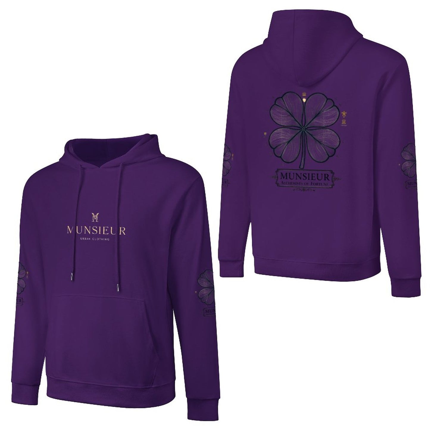 St. Patrick's Day Collection Cotton Men's Alchemist Hoodie with Pocket