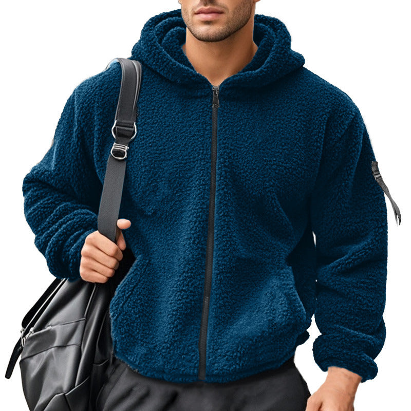 American Men's Double-sided Loose Coat