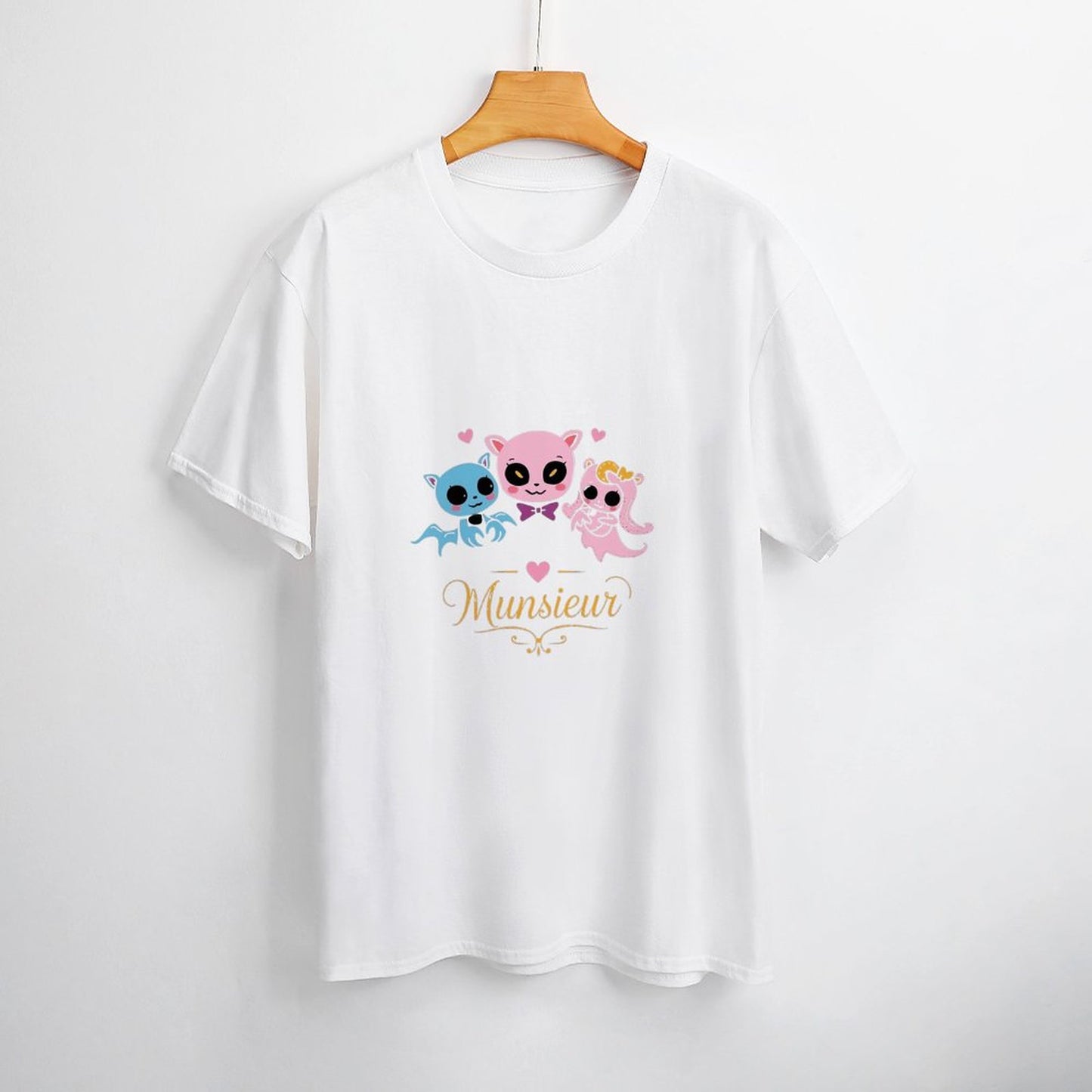Women's Munsieur T-shirt Valentine's Day Collection "Vampire Friends" Designer Streetwear for Her