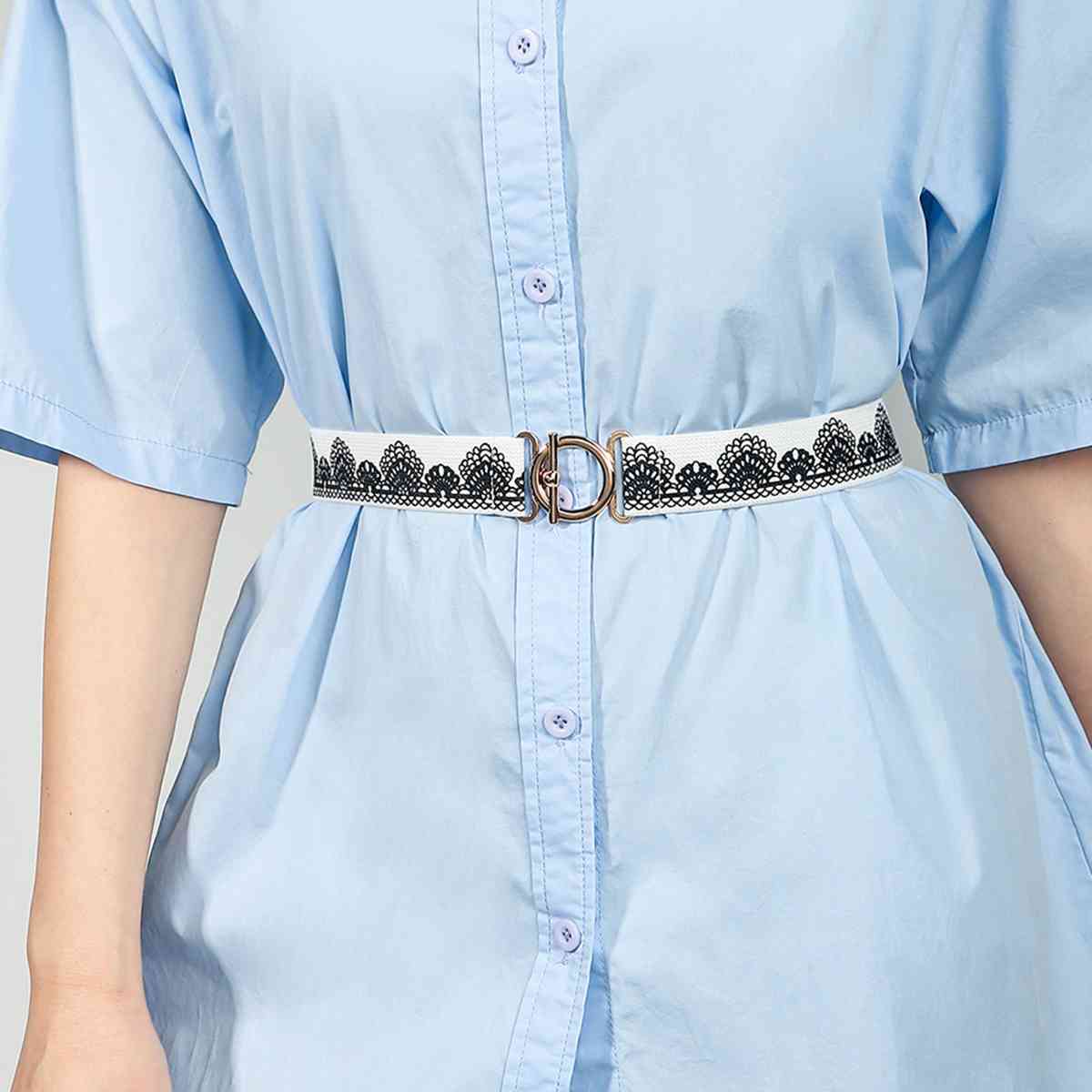 Toggle Clasp Elastic Belt - Munsieur