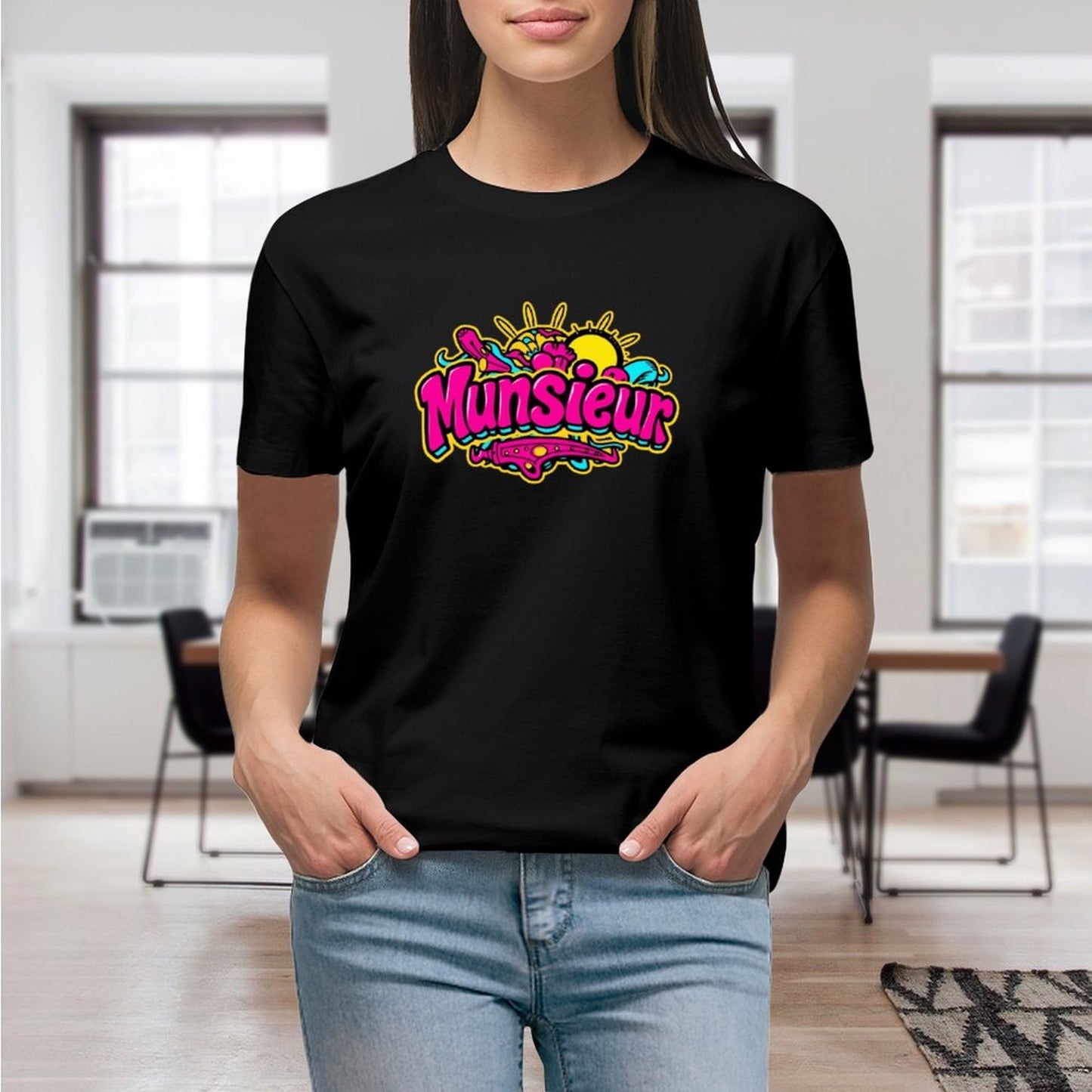 Munsieur Brand T-Shirts for Women "Candy Land" Streetwear Design for Her