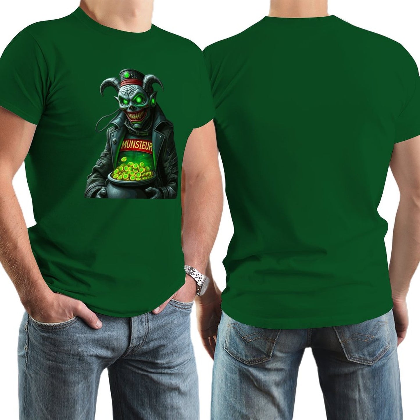 Munsieur St. Patrick's Day Collection Men – Celtic Runes & Irish Heritage Tee