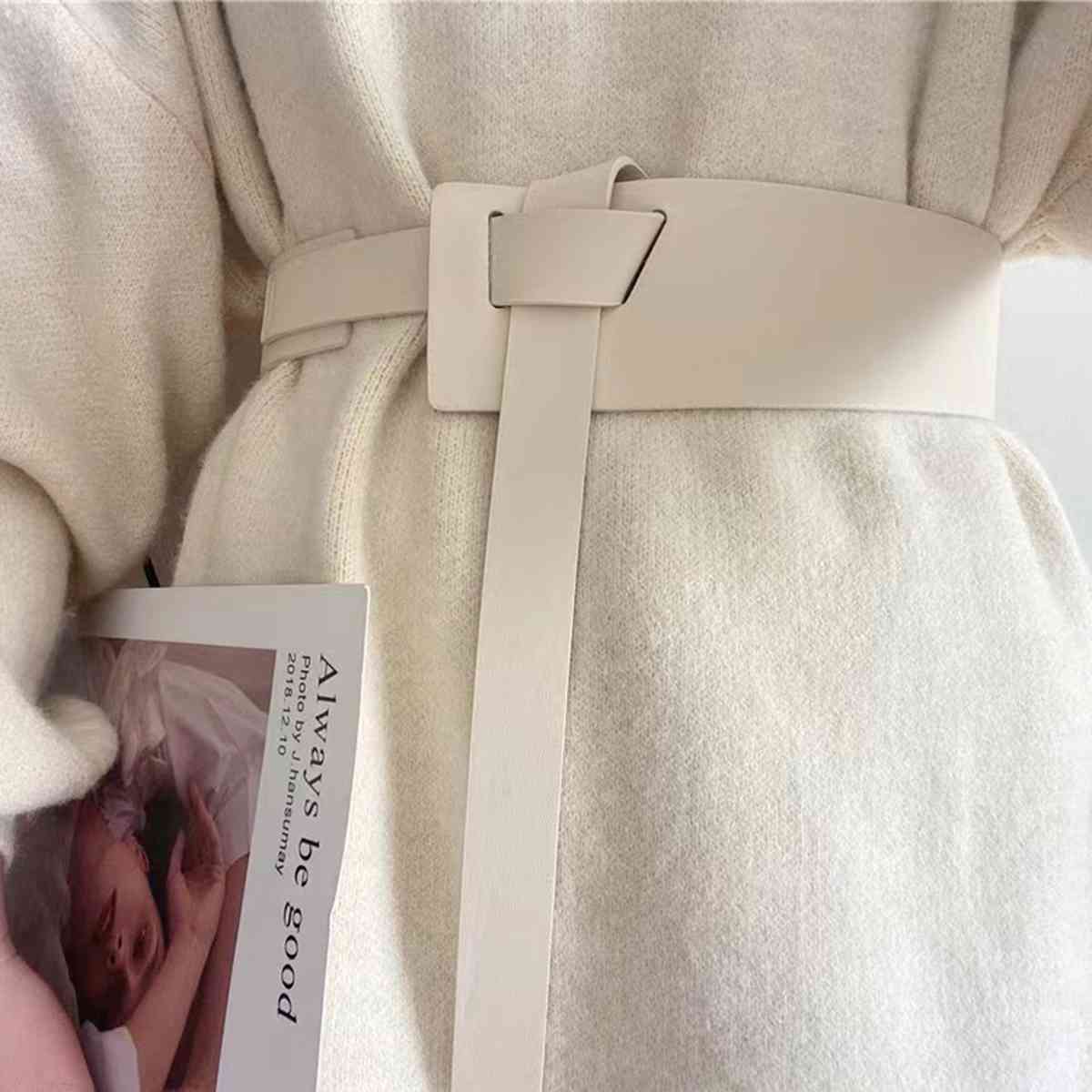 Knot Detail PU Belt - Munsieur