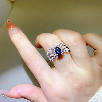 1 Carat Moissanite 925 Sterling Silver Ring - Munsieur