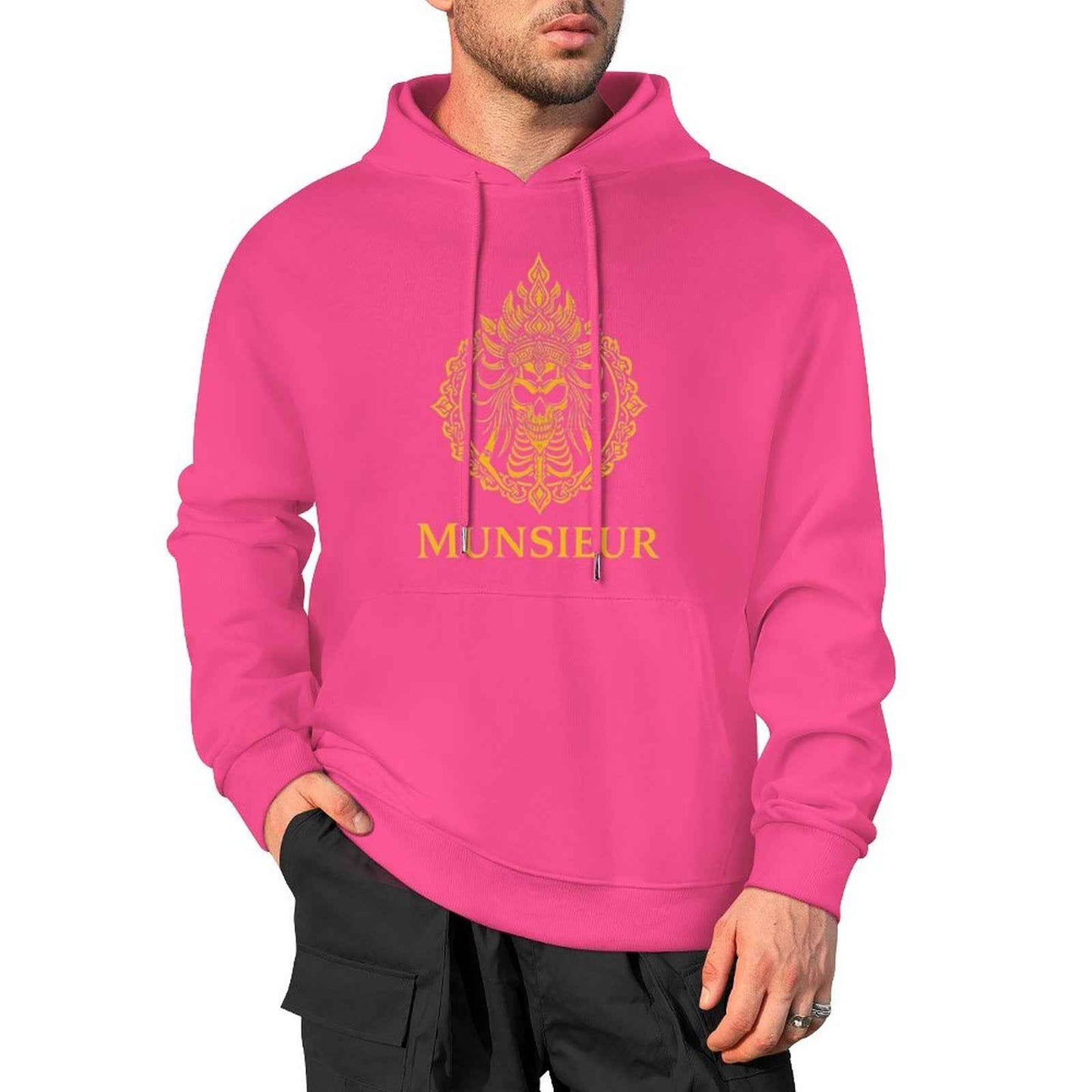 Munsieur Phantom Threads: Skull Edition Hoodie for Men - Munsieur
