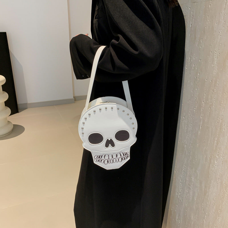 Halloween Skull Shoulder Bag Messenger Bag Personality Creative Crossbody Bag