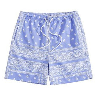 Graffiti 3D Casual Loose Assorted Men's Beach Shorts