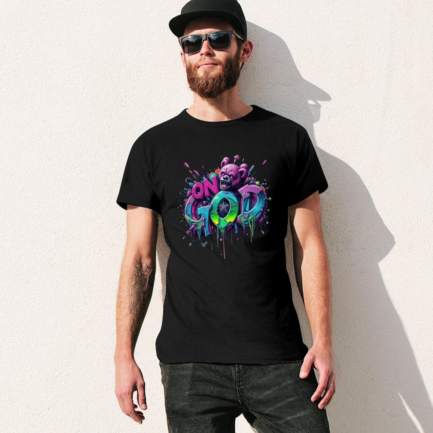 Men's Tee "On God" Streetwear Fashion Munsieur Men's Tee