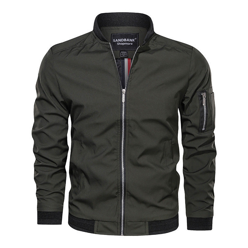 Men's Casual Baseball Sports Coat Slim Fit