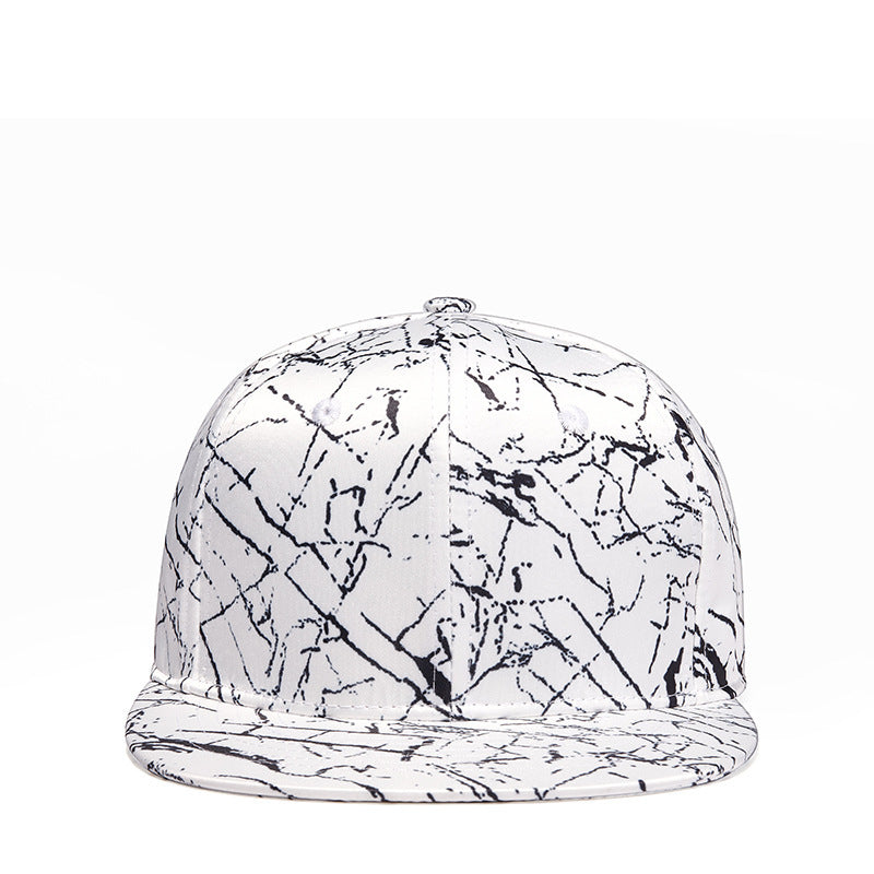 Hip-hop Hat Street Fashion Men And Women Lightning Pattern Sunshade Baseball
