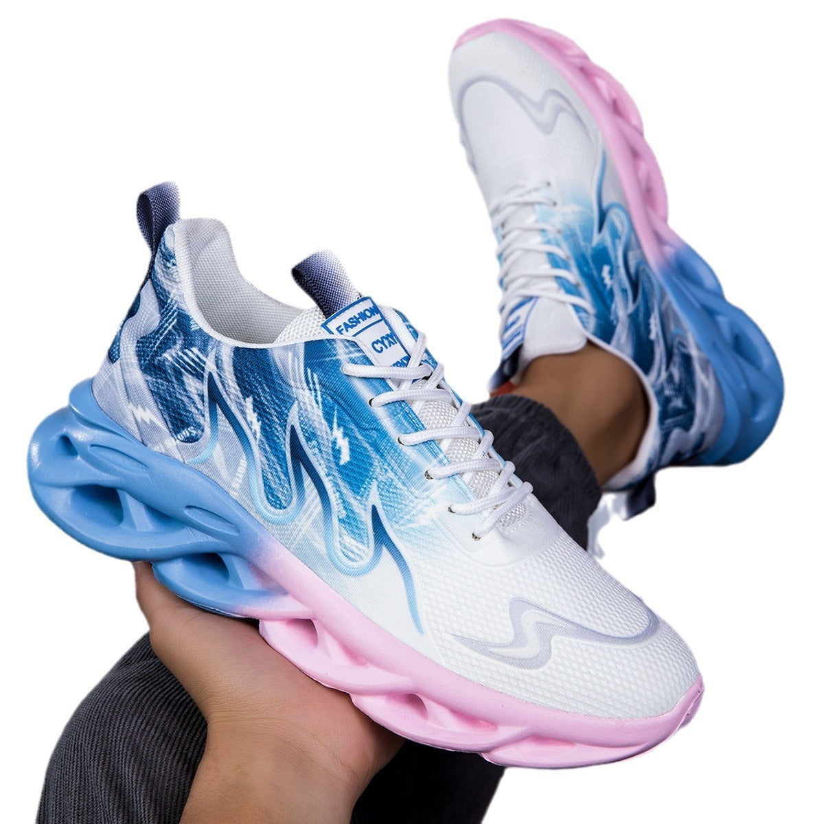 Women's Mesh Casual Cold Sticky Sneakers Low-cut Lightweight