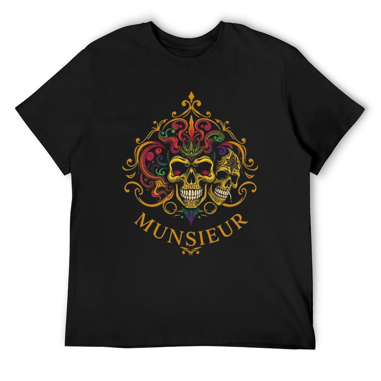 Men's Munsieur Brand Tee "Mardi Gras" Streetwear Design